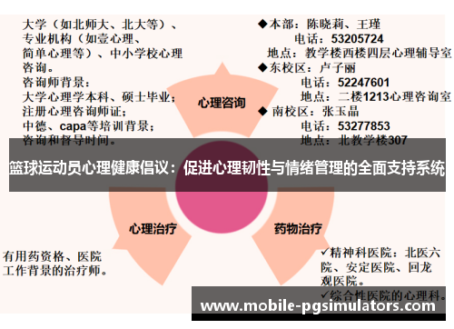 篮球运动员心理健康倡议：促进心理韧性与情绪管理的全面支持系统