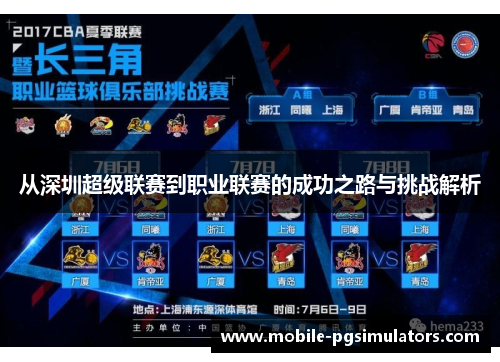 从深圳超级联赛到职业联赛的成功之路与挑战解析