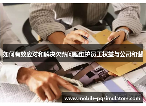 如何有效应对和解决欠薪问题维护员工权益与公司和谐