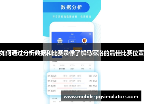 如何通过分析数据和比赛录像了解马塞洛的最佳比赛位置