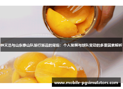 钟义浩与山东泰山队渐行渐远的背后：个人发展与球队变动的多重因素解析