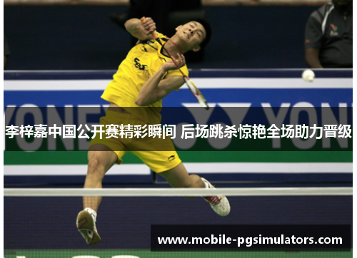 李梓嘉中国公开赛精彩瞬间 后场跳杀惊艳全场助力晋级