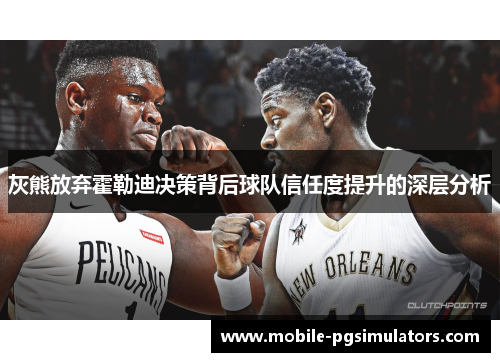 灰熊放弃霍勒迪决策背后球队信任度提升的深层分析